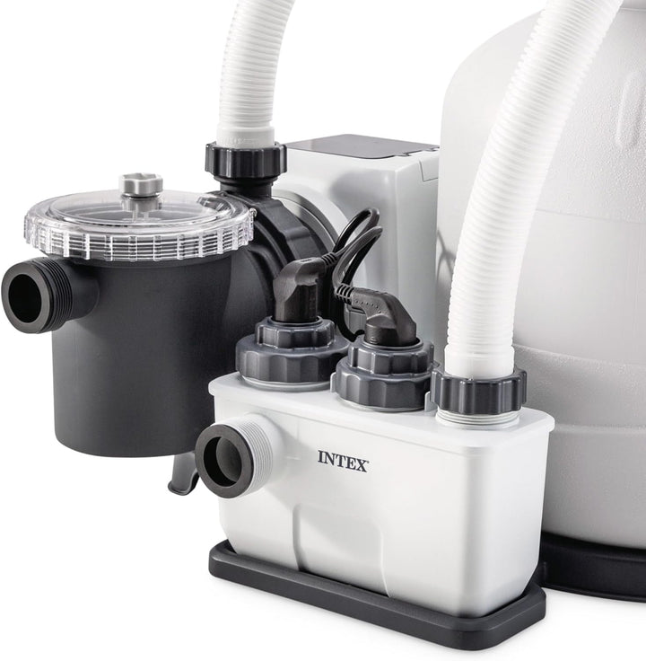 Intex – 230 V Sandfilter Pumpe & Saltwater System CG-26680 (26680),