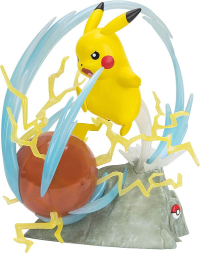 Pokémon PKW2370 - Deluxe Statue - Pikachu, offizielle Pokémon Sammlerstatue, 33cm