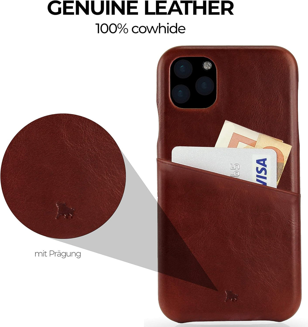 BULLAZO Menor Urban – kompatibel mit iPhone 11 / XI Case Schutzhülle Handy Hülle mit Kartenfach aus
