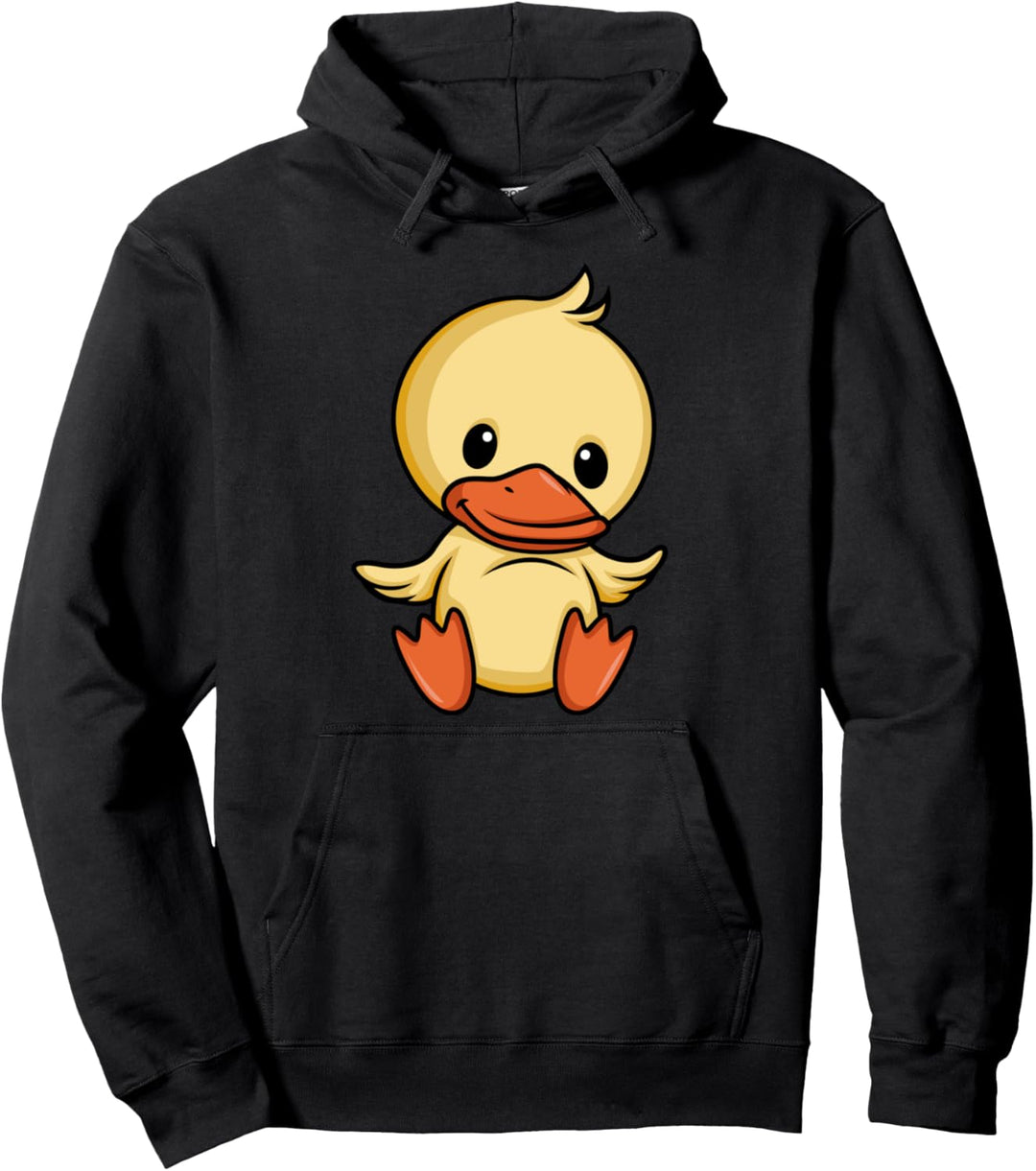 Duck Chibi Kawaii Anime Japanische lustige süsse Ente Pullover Hoodie