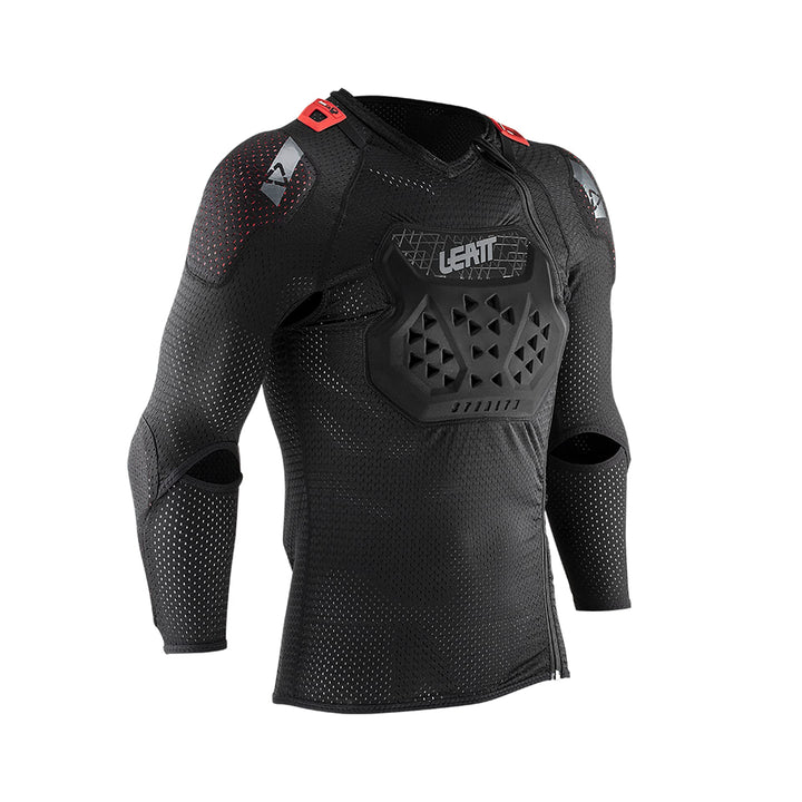 Leatt Protektorjacke Airflex Stealth Schwarz Schwarz XXL, Schwarz XXL