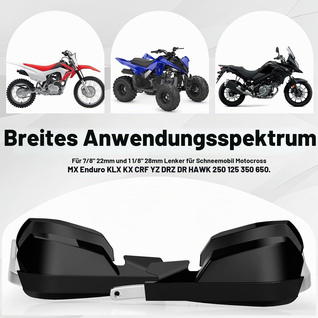 Handschutz für Motorrad, Cross, Handschutz, Universal, Handschutz, Motorrad, für Dirt Bike, Motocros