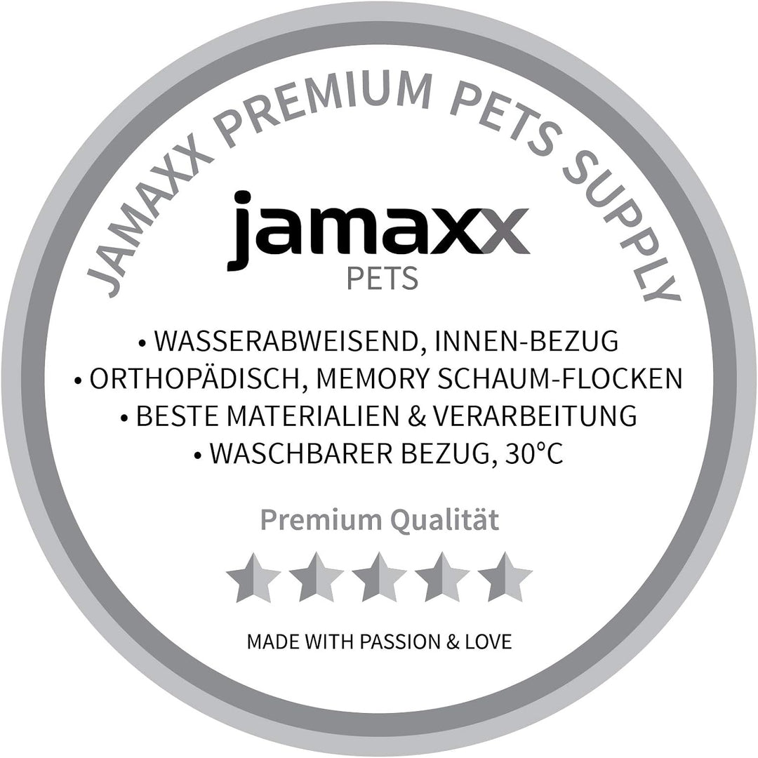 jamaxx-pets Premium Hundekissen Orthopädisch Weich Memory Foam, Waschbar, Nässeschutz Wasserabweisen
