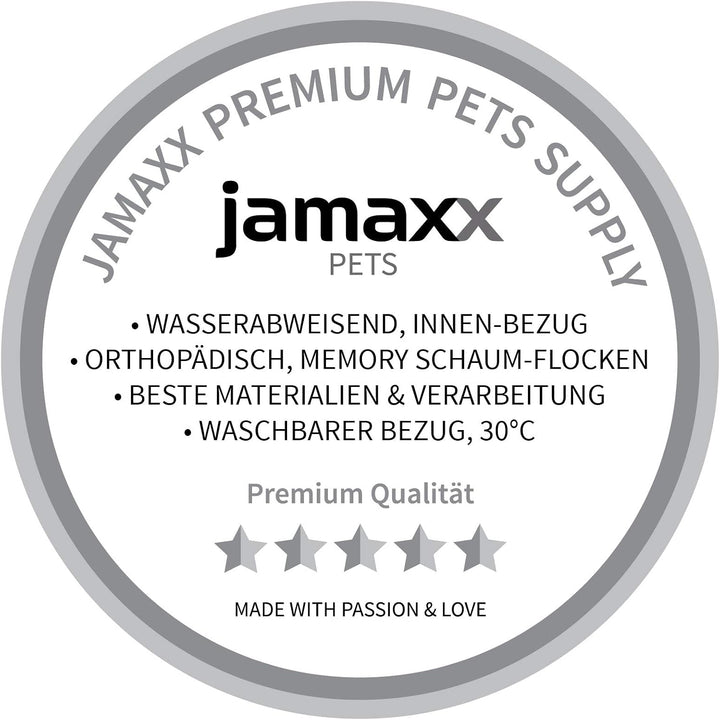 jamaxx-pets Premium Hundekissen Orthopädisch Weich Memory Foam, Waschbar, Nässeschutz Wasserabweisen