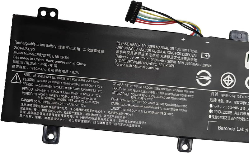 L15L2PB4 L15M2PB5 L15M2PB3 L15L2PB5 L15C2PB3 L15C2PB7 Laptop Batterie Ersatz für Lenovo IdeaPad 510-