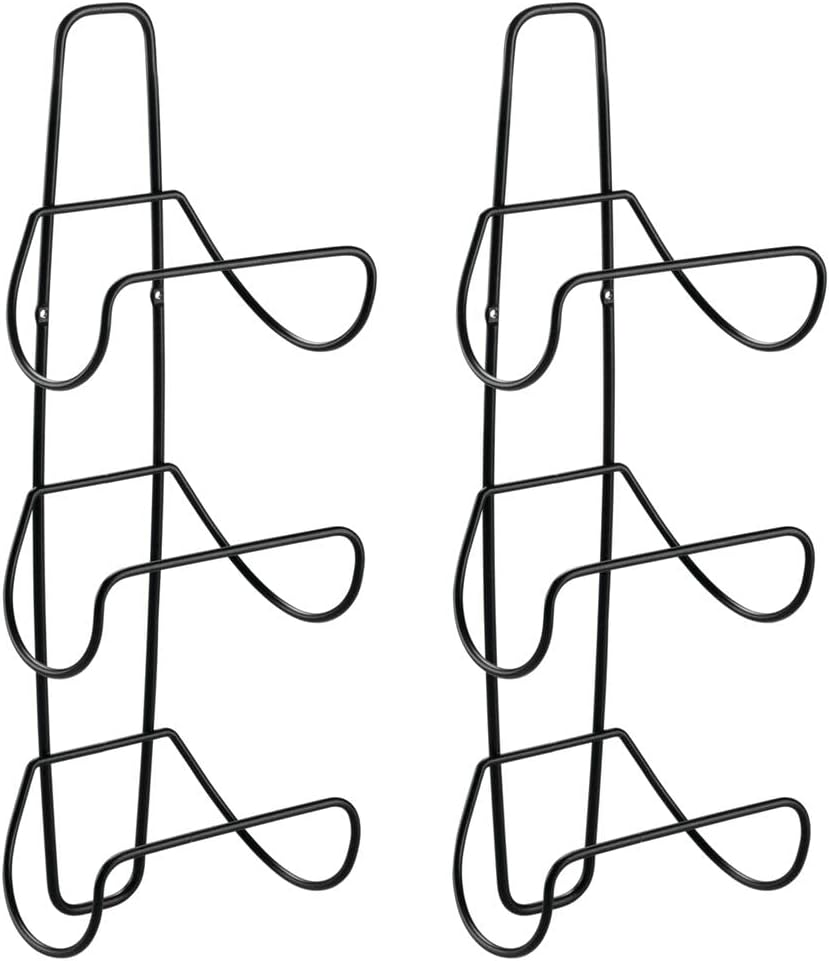 mDesign Handtuchhalter zur Wandmontage – Handtuchablage aus Metall – schickes Badzubehör – auch für