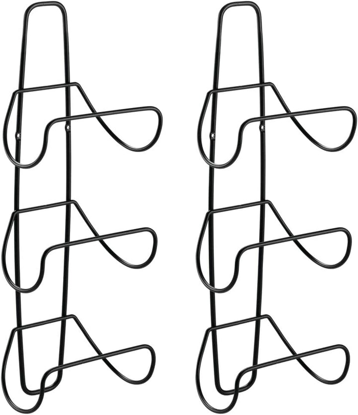mDesign Handtuchhalter zur Wandmontage – Handtuchablage aus Metall – schickes Badzubehör – auch für