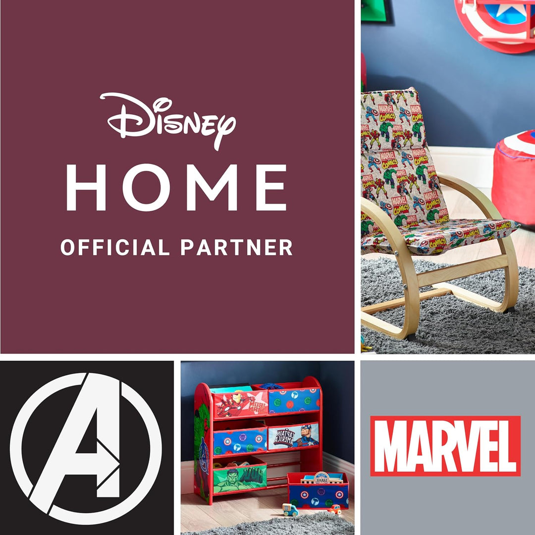 Marvel Avengers Tisch- und Hocker-Set für 4 Personen, hält bis zu 30 kg pro Hocker, perfekt zum Spie