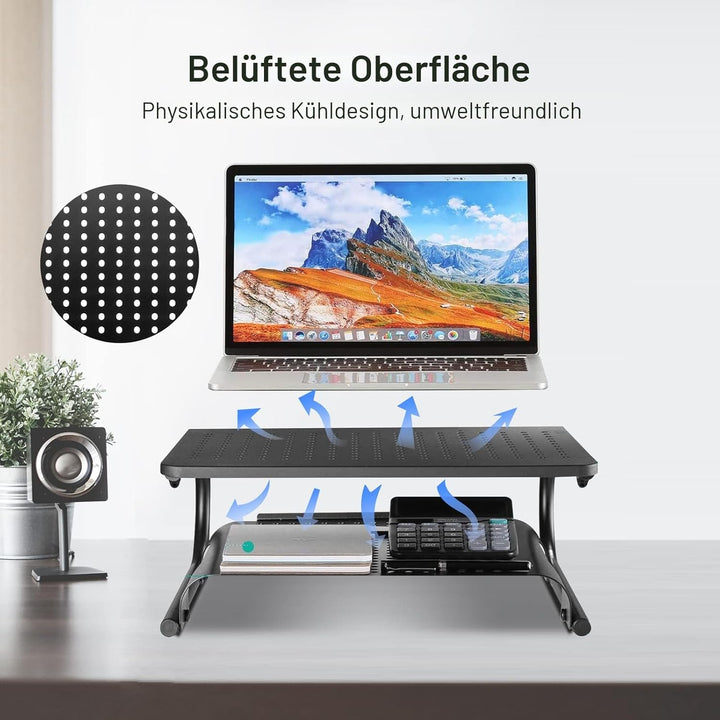 suptek Monitorstände, Monitorstnder Riser für Computer, Laptop, Drucker, Notebook und alle Flachbild