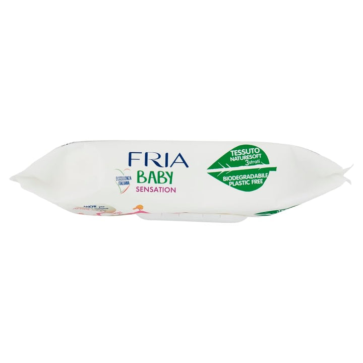 Fria Baby Sensation Wickeltücher, mit Sheabutter mit hautberuhigender Wirkung, dermatologisch getest