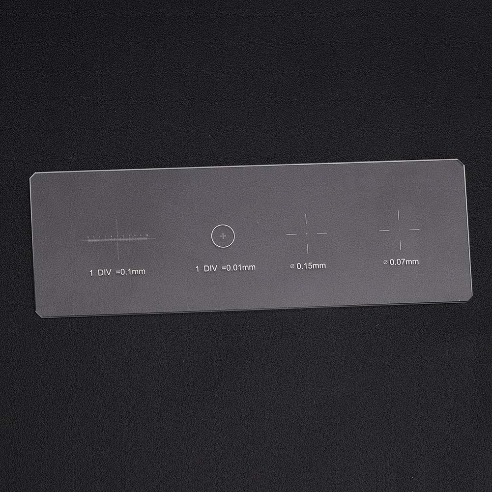 Mikroskop-Mikrometer, Daten-Präzisions-Mikrometer-Kalibrier-Objektträger Mikroskop-Mikrometer-Kalibr