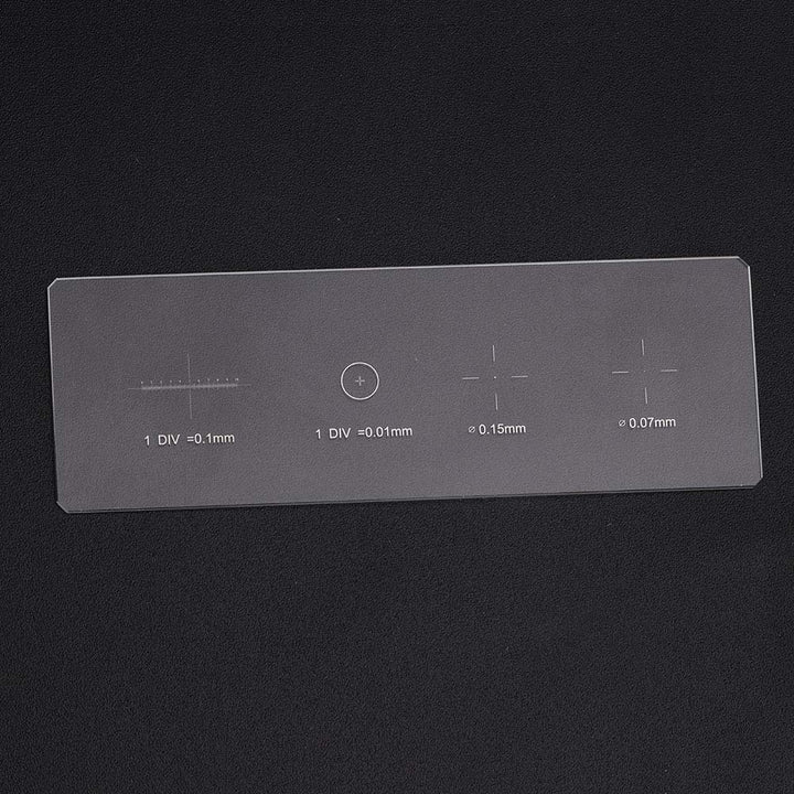 Mikroskop-Mikrometer, Daten-Präzisions-Mikrometer-Kalibrier-Objektträger Mikroskop-Mikrometer-Kalibr