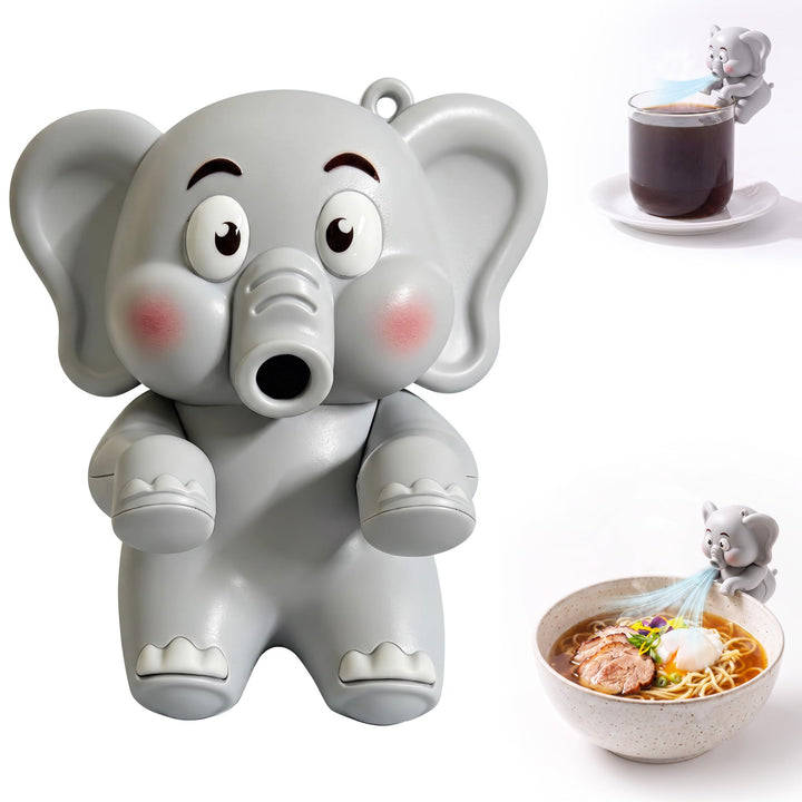 Kühlender Mini-Ventilator Zum Anklippen, Elefant Tragbarer Ventilator