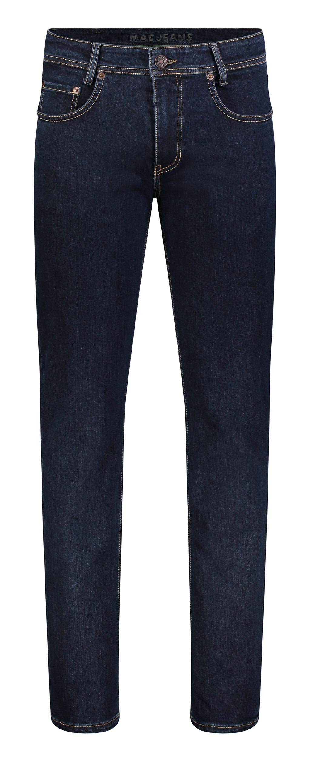 MAC Herren Straight Leg Jeanshose Arne 30W / 30L H611 Deep Blue Stonewash, 30W / 30L H611 Deep Blue