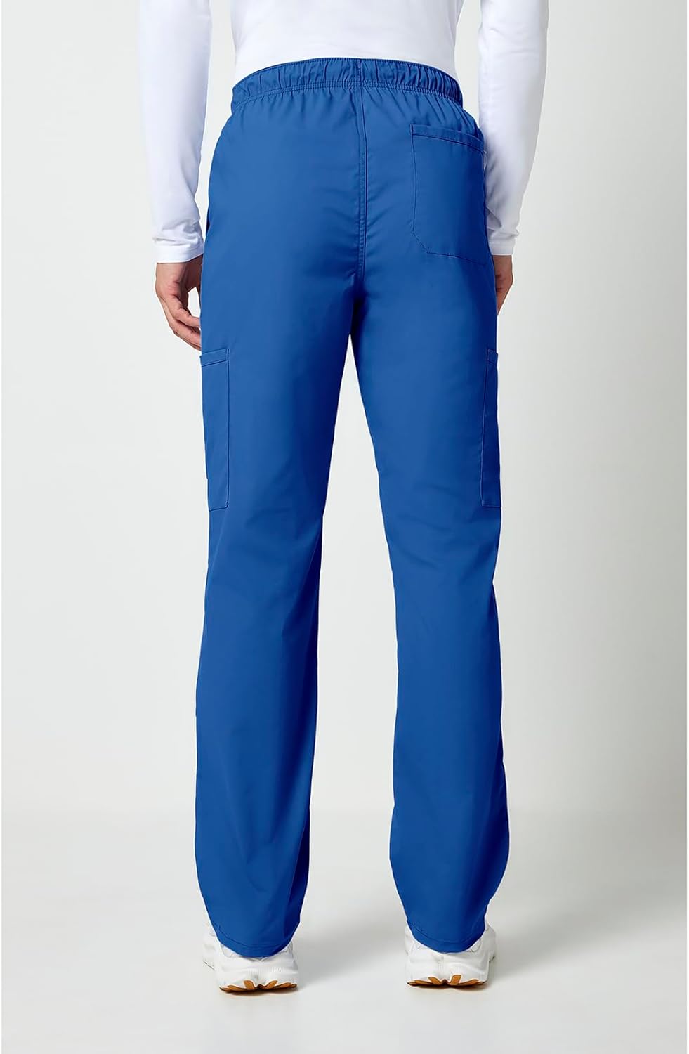 Workwear Professionals Men Scrubs Pant Tapered Leg Fly Front Cargo WW190 XS Kurz Königlich (Royal),