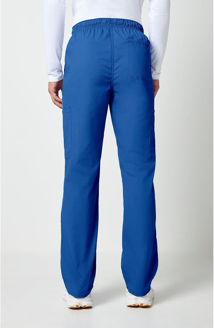 Workwear Professionals Men Scrubs Pant Tapered Leg Fly Front Cargo WW190 XS Kurz Königlich (Royal),