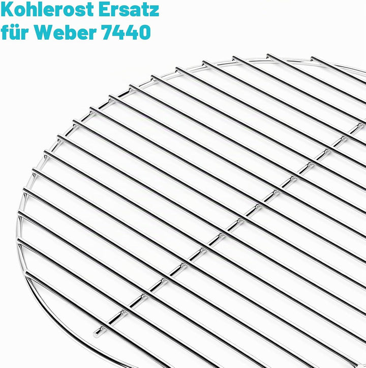 Kohlerost 34 cm Durchmesser (kein Grillrost), Ersatz für Weber 47 cm Holzkohlegrill, One-Touch, Bar-