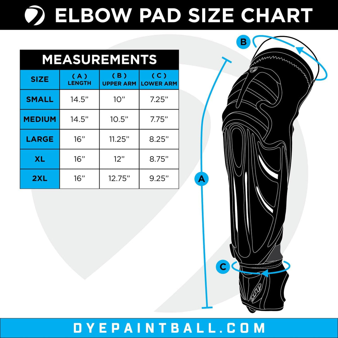 Dye Protektoren Elbow Pad Ellenbogenschoner L Schwarz, L Schwarz