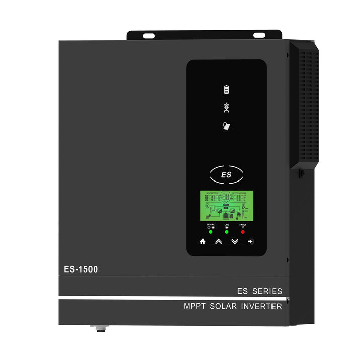 Anern 1000W Hybrid Wechselrichter Solar 12V DC auf 220V/230V AC mit 80A MPPT Solarregler Max. PV-Ein