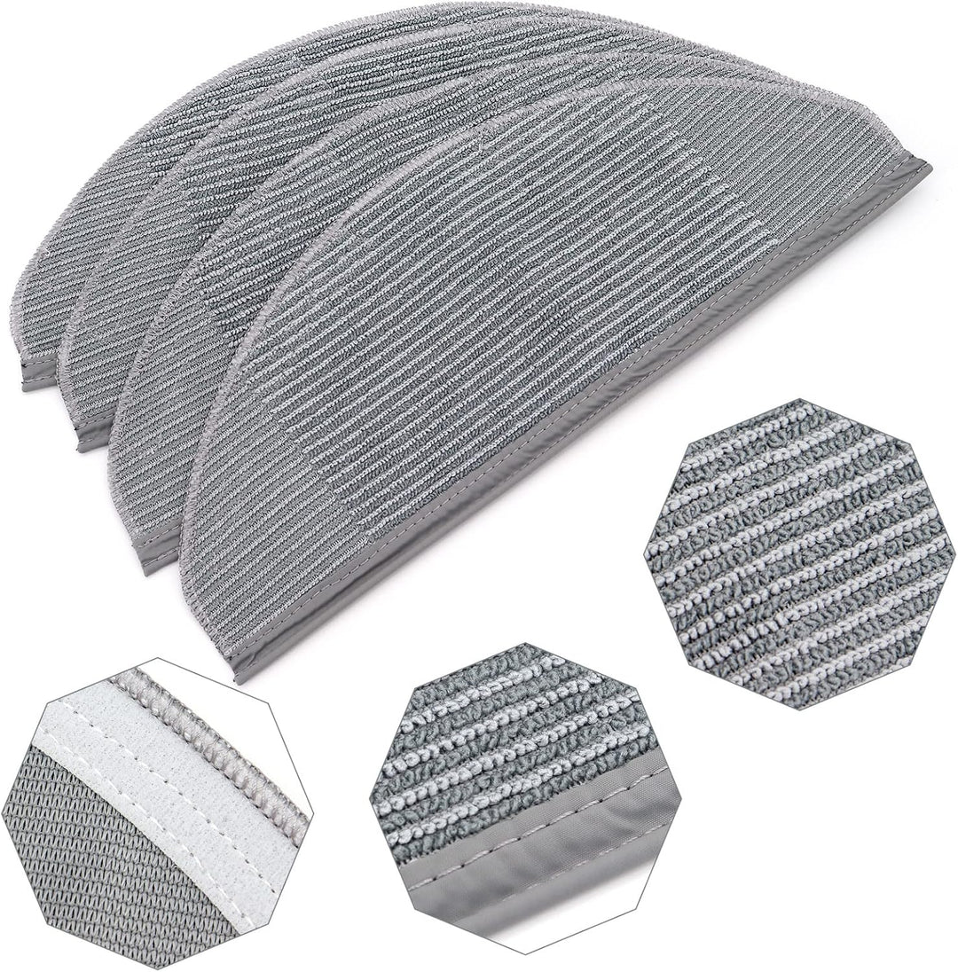 Ersatz Zubehör für Eufy RoboVac X8 Hybrid Saugroboter - 4 Seitenbürsten, 4 HEPA Filters, 4 Mikrofase
