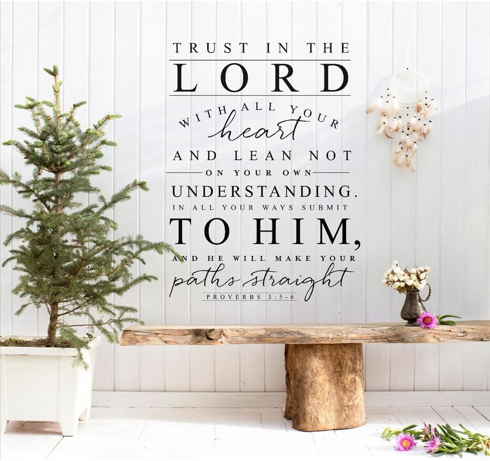Redesign Decor Transfers Trust In The Lord 24"x32" 655350646837