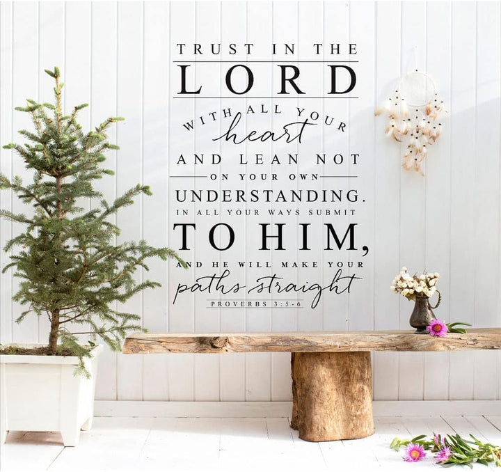 Redesign Decor Transfers Trust In The Lord 24"x32" 655350646837