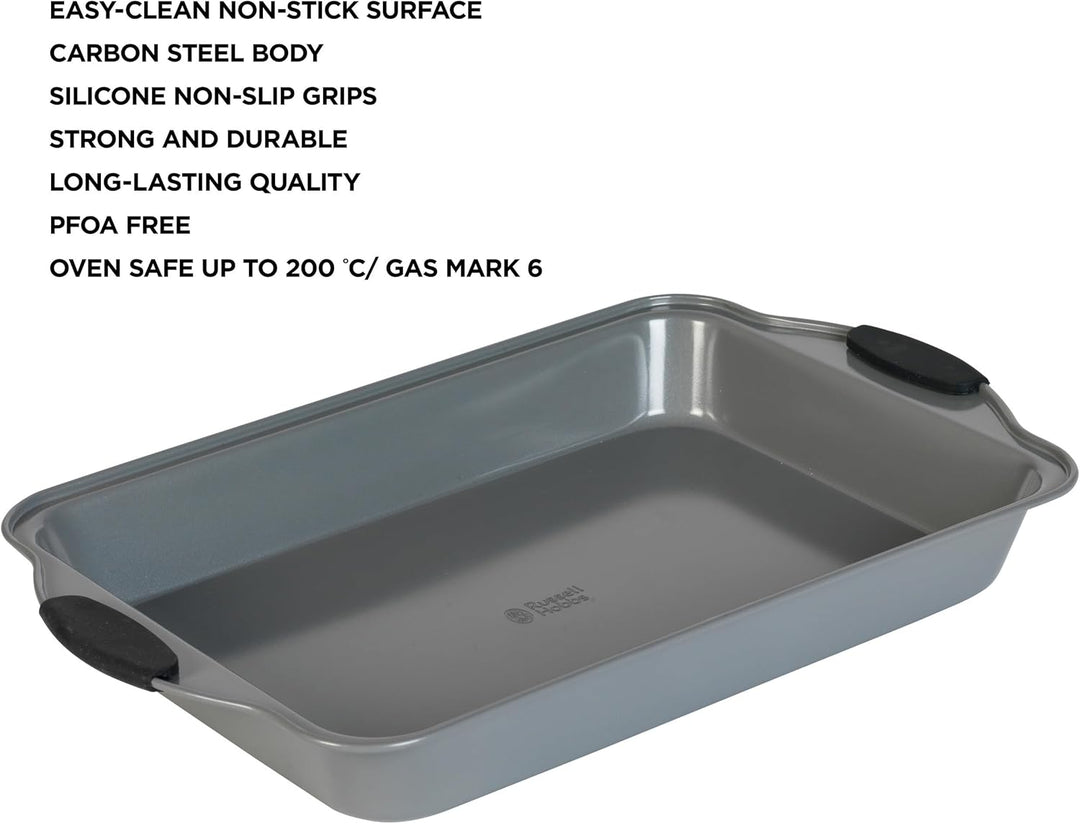 Russell Hobbs Backblech 40-cm-Bräter Backblech, Backform, Backofenform, Kuchenform mit Antihaftbesch