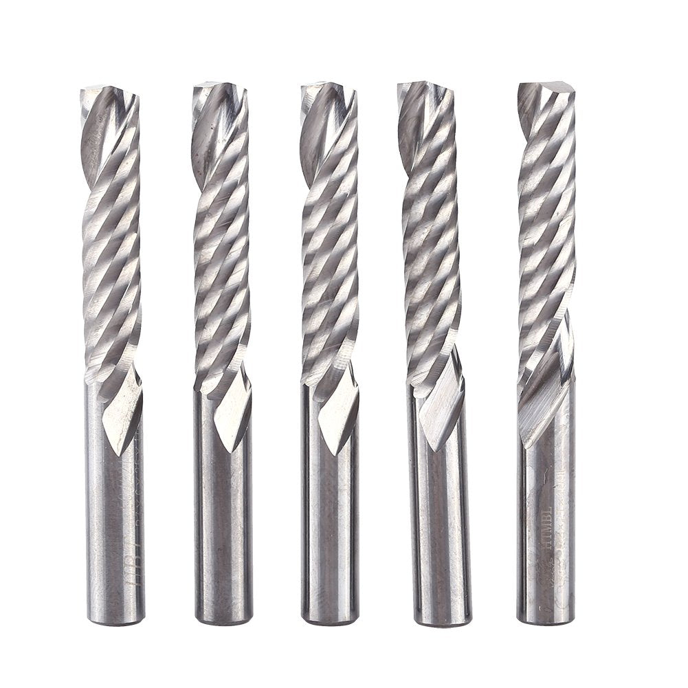 Schaftfräser, Hartmetall Spiral Schaftfräser Einnuten Fräser CNC Fräser zum Schneiden von Acryl, PVC