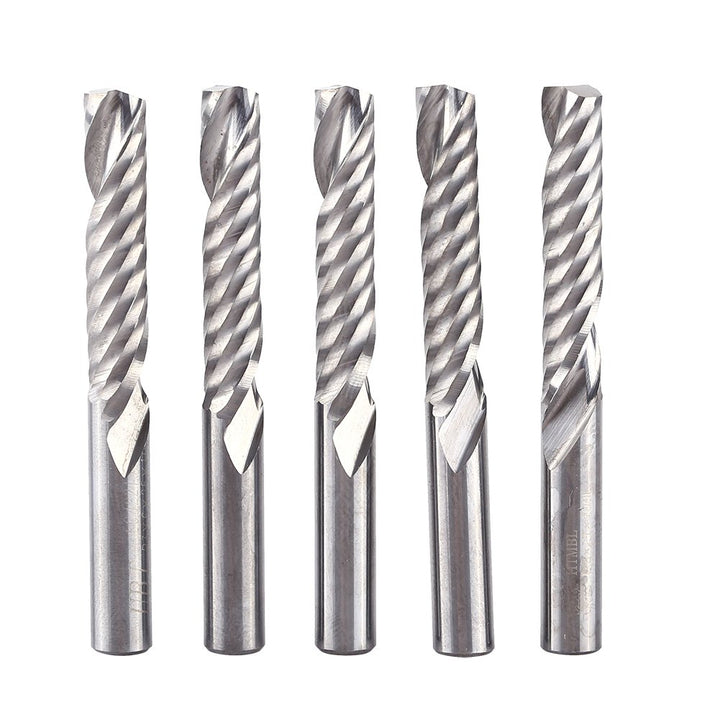 Schaftfräser, Hartmetall Spiral Schaftfräser Einnuten Fräser CNC Fräser zum Schneiden von Acryl, PVC