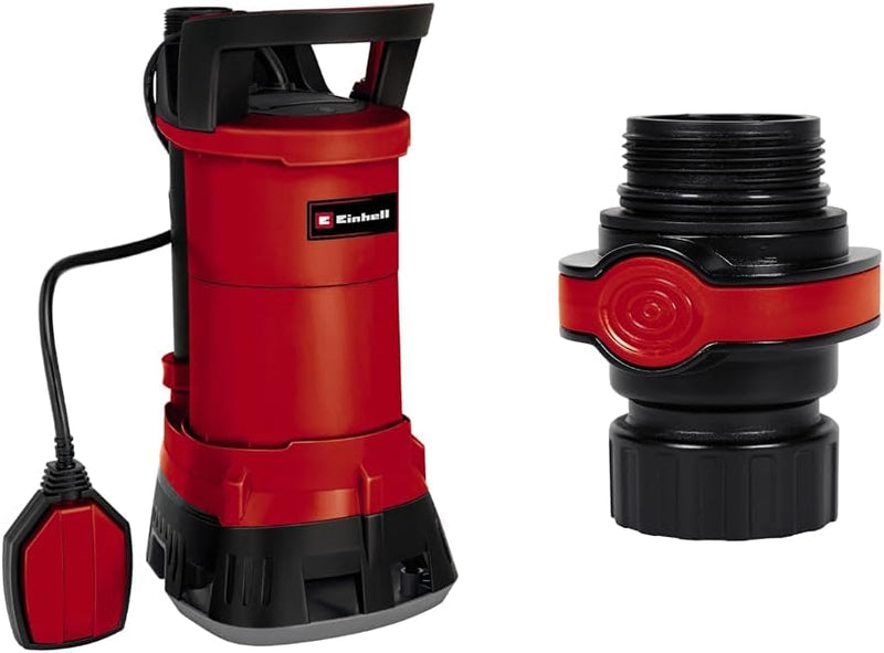 Einhell Schmutzwasserpumpe GE-DP 3925 ECO (390 W, Ø25 mm Fremdkörper, 10.000 L/h Förderleistung, ECO