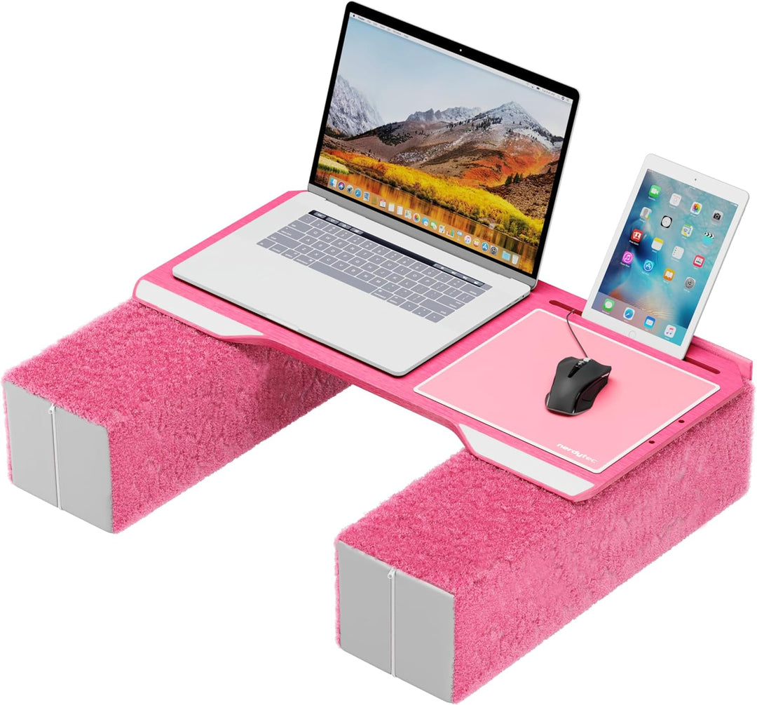 Couchmaster CYPINK, ergonomischer Laptoptisch für Couch, Sofa und Bett, extra breiter Laptop Tisch f