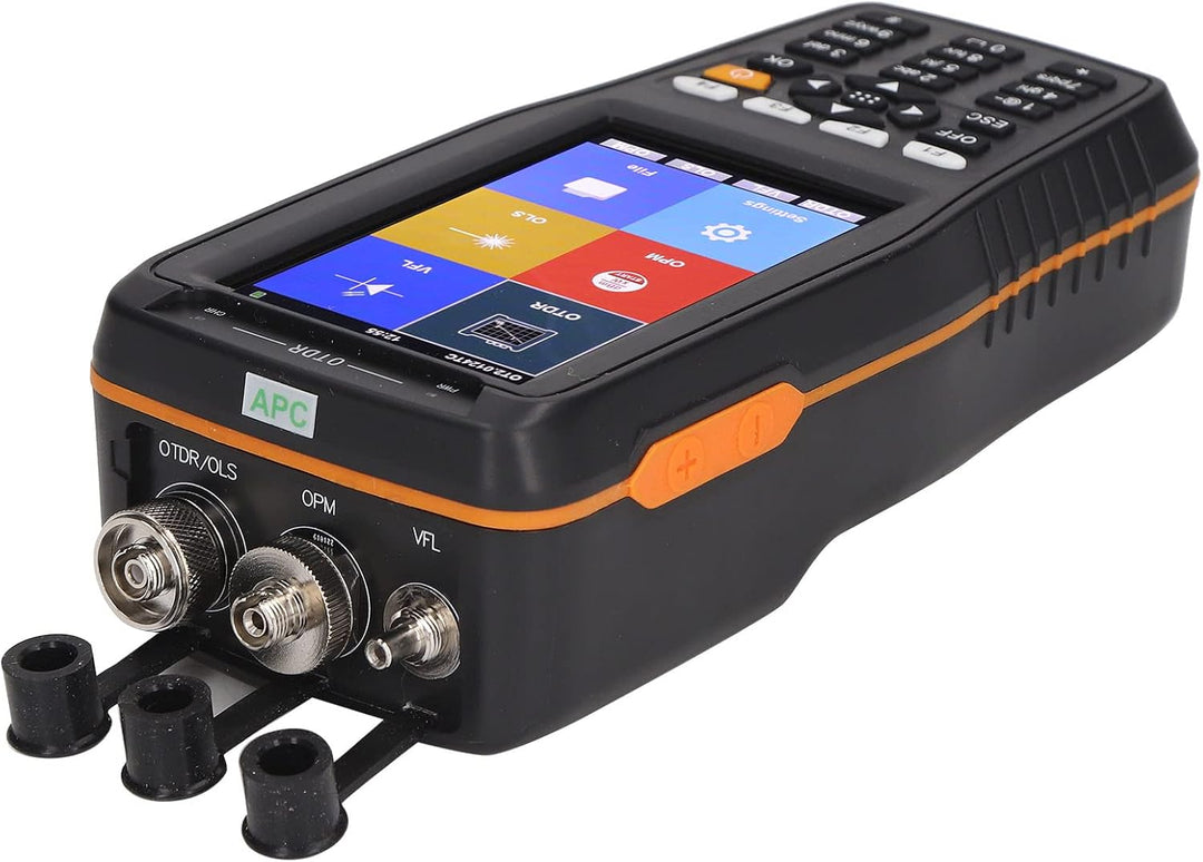 OTDR-Glasfasertester, Optisches 4-in-1-Time-Domain-Reflektometer Visueller Fehlerorter OTDR FTTH-Gla
