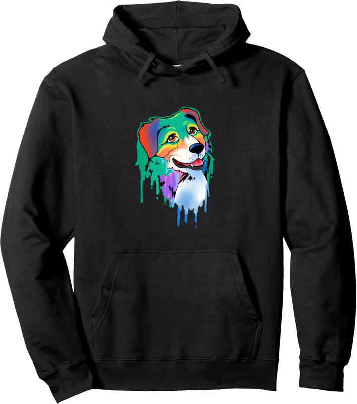 Australian Shepherd Geschenk Aussie Farbe Pullover Hoodie