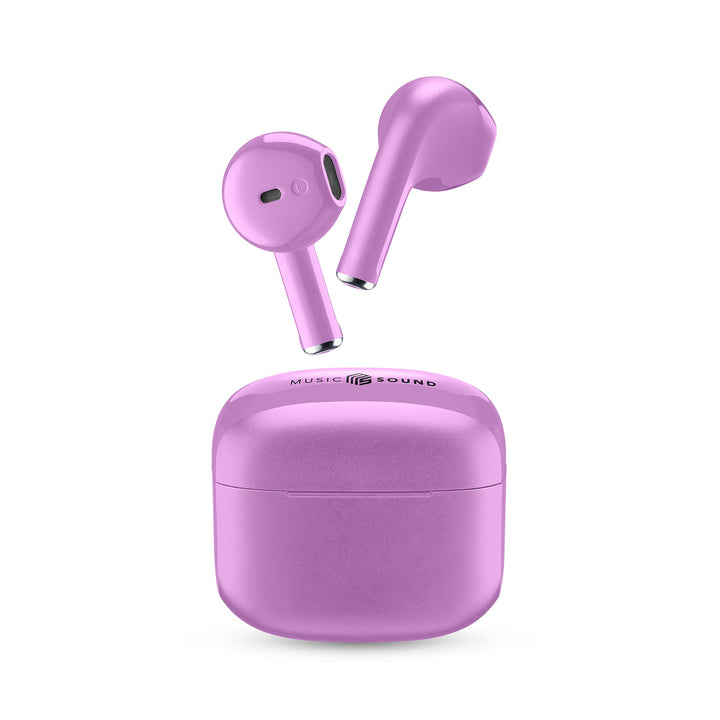 Music Sound | Swag - Kabelloses Kapsel-Headset - Wiedergabezeit bis 20 Stunden - Bluetooth - Bratsch