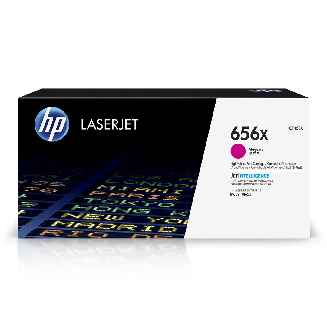 HP 656X (CF462X) Gelb Original Toner mit hoher Reichweite für HP Color LaserJet Enterprise M652, M65