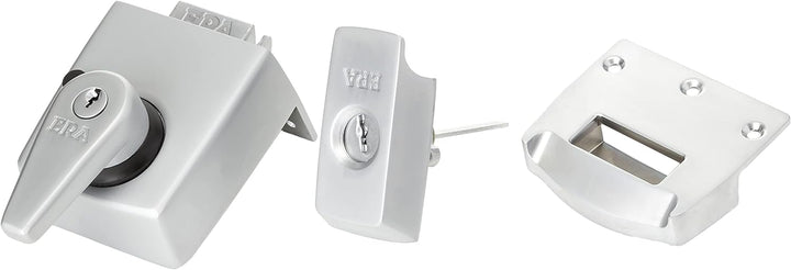 ERA 1930-35-1 60mm Maximum Security BS Nightlatch with Satin Chrome Body , Grey