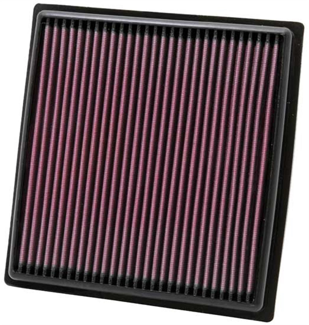 K&N 33-2455 Waschbarer und wiederverwendbarer KFZ Tauschluftfilter, Rot