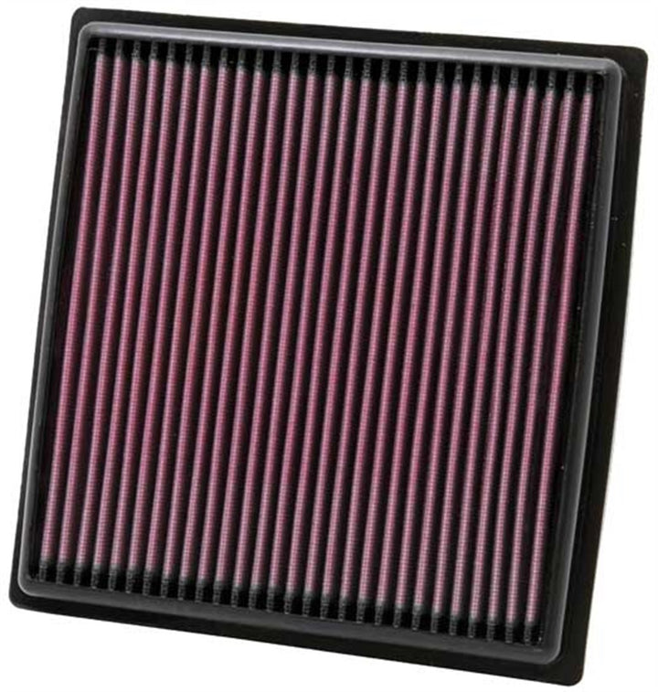 K&N 33-2455 Waschbarer und wiederverwendbarer KFZ Tauschluftfilter, Rot