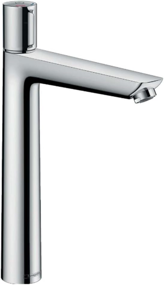 hansgrohe Wasserhahn Talis Select E (Armatur mit Auslauf Höhe 240mm und Zugstangen-Ablaufgarnitur) C