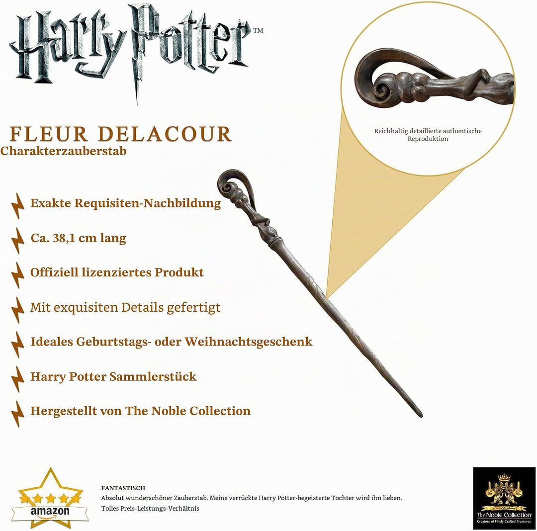 The Noble Collection Noble Collection Zauberstab Fleur Delacour Sammlerstück
