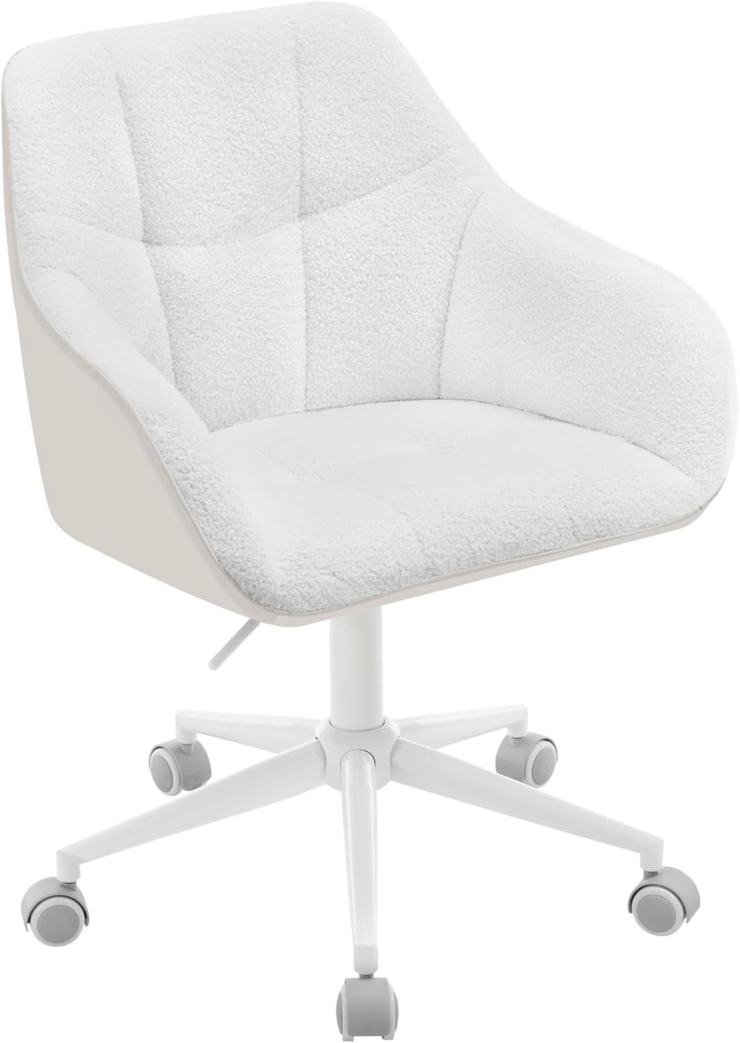 WOLTU Homeoffice Stuhl, Schreibtischstuhl, Drehstuhl, Schminkstuhl, höhenverstellbar, 150 kg belastb