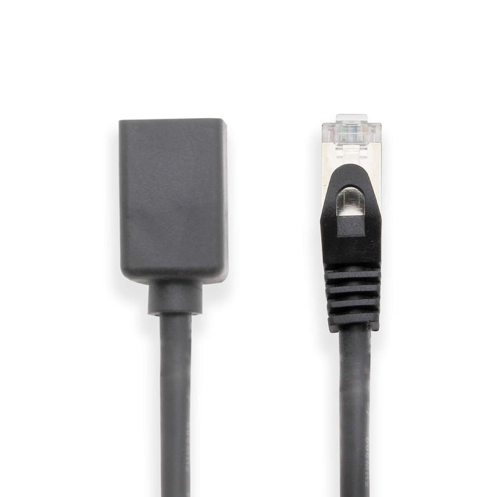 1aTTack.de 618180 CAT7 Cat.7 Verlängerung Adapter - 1m - Ethernetkabel Lankabel Netzwerkkabel 10 Gb/