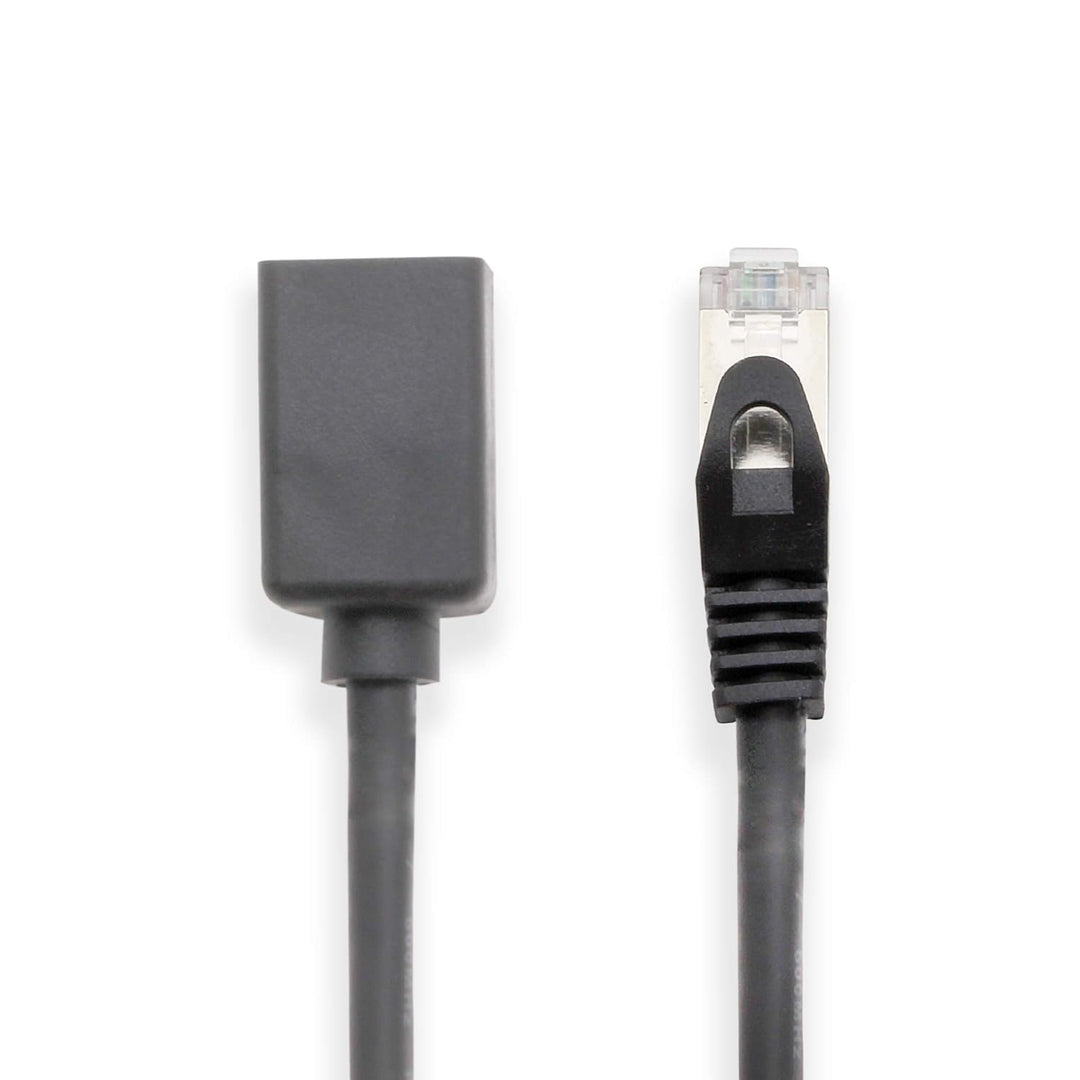 1aTTack.de 618319 CAT7 Cat.7 Verlängerung Adapter - 2m - Ethernetkabel Lankabel Netzwerkkabel 10 Gb/