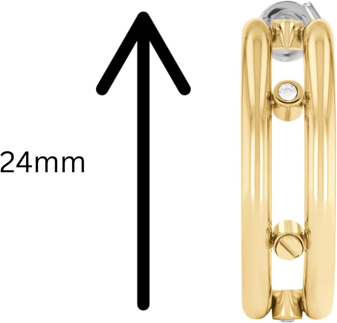 Tommy Hilfiger Jewelry Ohrstecker für Damen aus Edelstahl mit Kristallen - 2780615