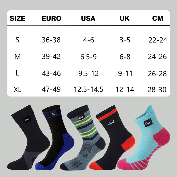 OTTERSHELL Wasserdichte, atmungsaktive Socken Geeignet für Outdoor-Aktivitäten wie Golf, Laufen, Rad