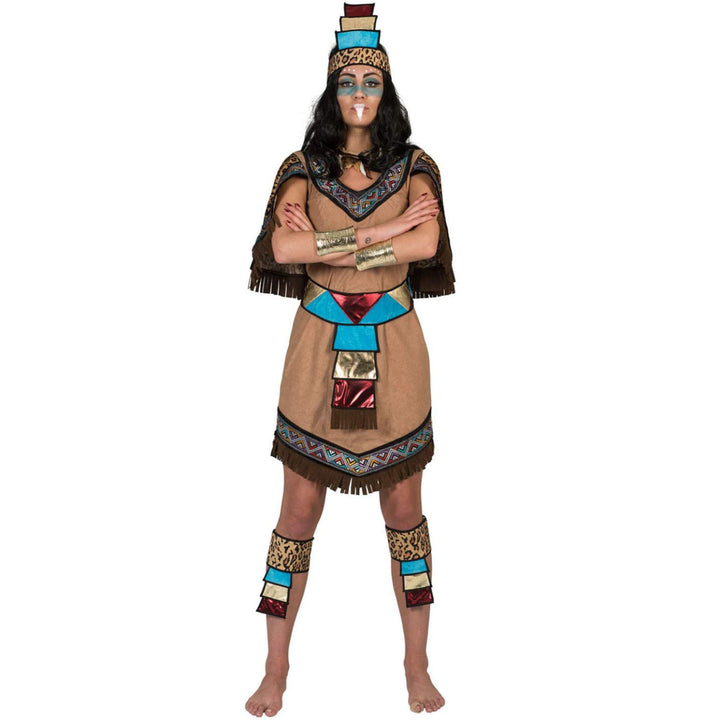 Kostüm Azteke Herr Inyan Grösse 48/50 Herrenkostüm Mexiko Ethno Nationen Südamerika Inka Völker Pier