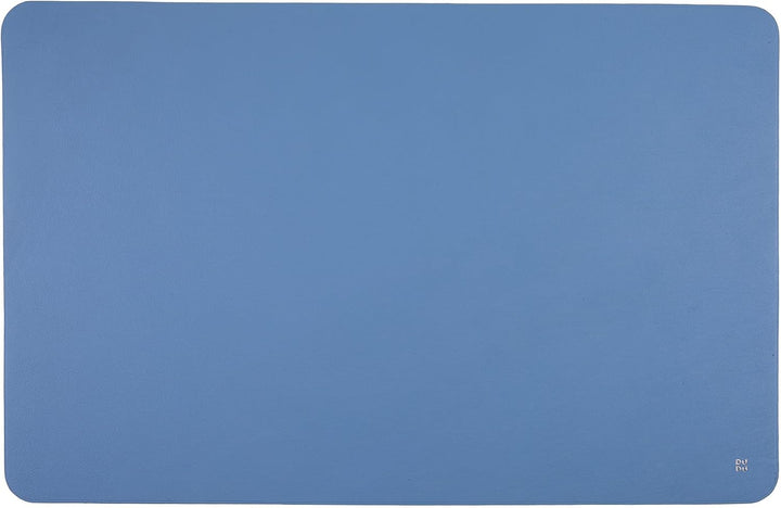 DUDU Büro-Schreibtischunterlage aus zweifarbigem Leder CM 61x40, beidseitig benutzbar, rollbar, weic