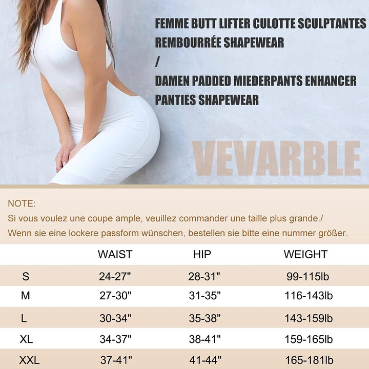 Damen Butt Lifter Höschen Po Push Up Unterhose Enhancer Panties Shapewear Padded Miederpants Boyshor