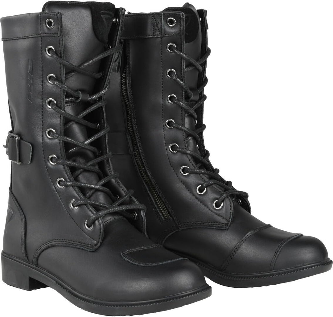 Difi Virginia Damen Motorrad Stiefel 38 EU Schwarz, 38 EU Schwarz