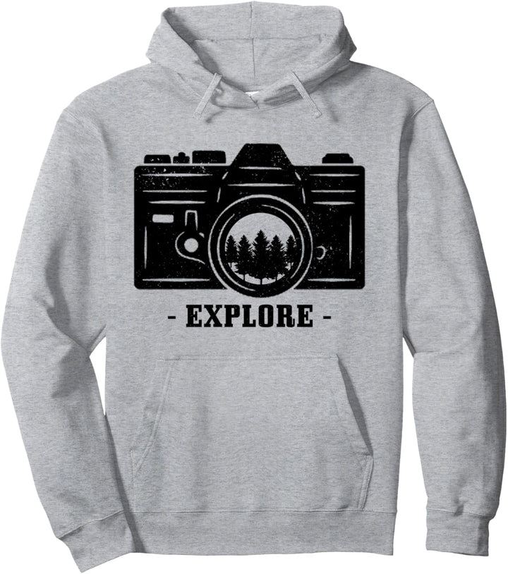 Fotograf Geschenk Kamera Natur Fotografie Naturfotografie Pullover Hoodie